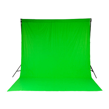 Фон тканевый Chromakey Green средний квадрат