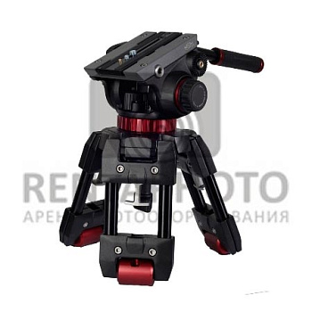 Видеоштатив Manfrotto 529B / MVH502A нижняя точка