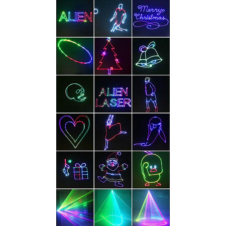 Лазерный проектор Alien RGB Smart