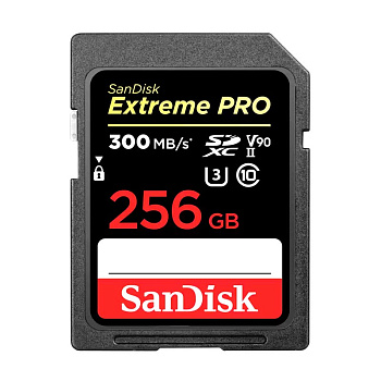 SDXC 256Gb SanDisk Extreme Pro UHS-II 300/260 Mb/s